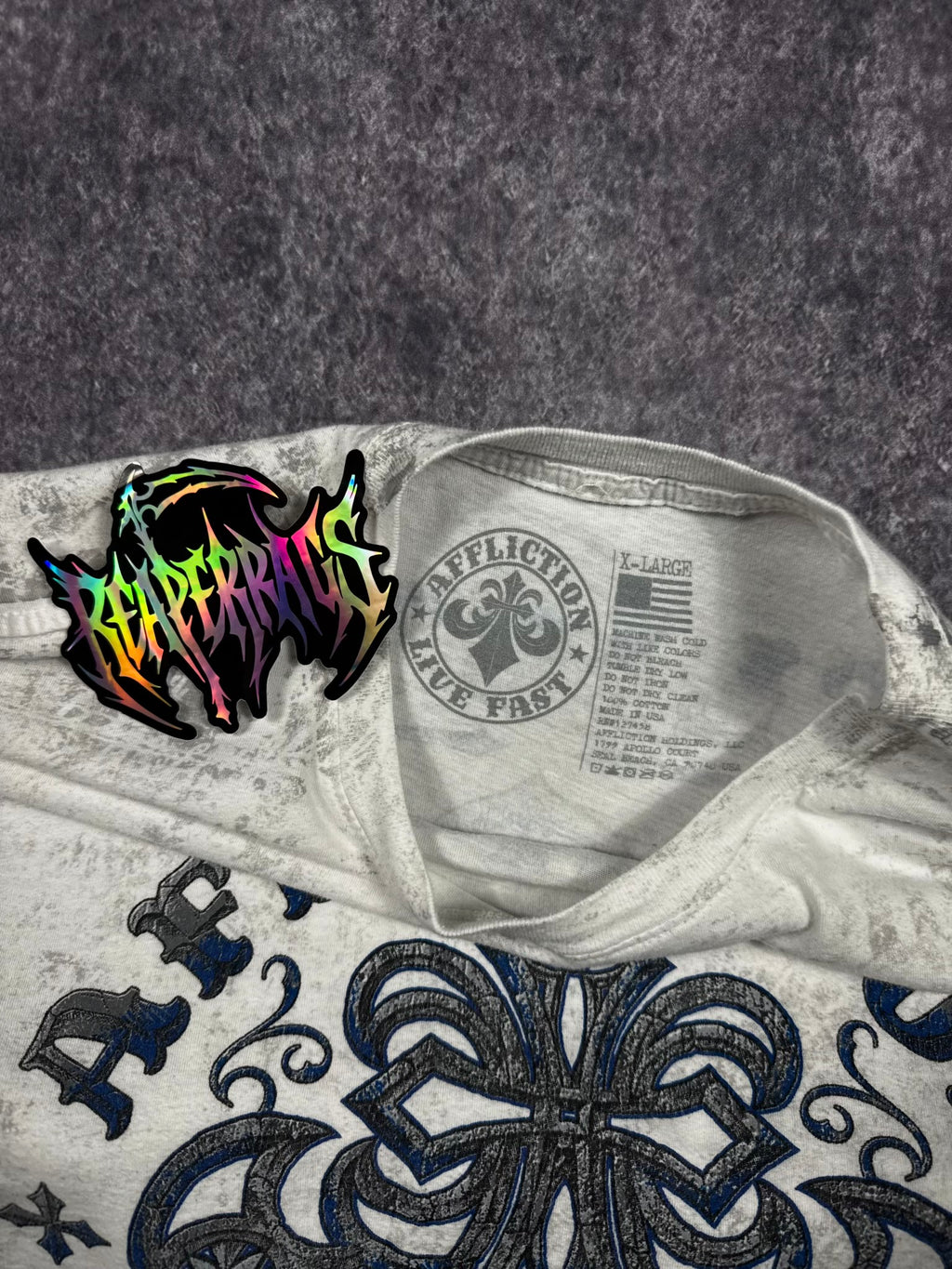 (RARE) 2000S AFFLICTION SHIRT (XL)