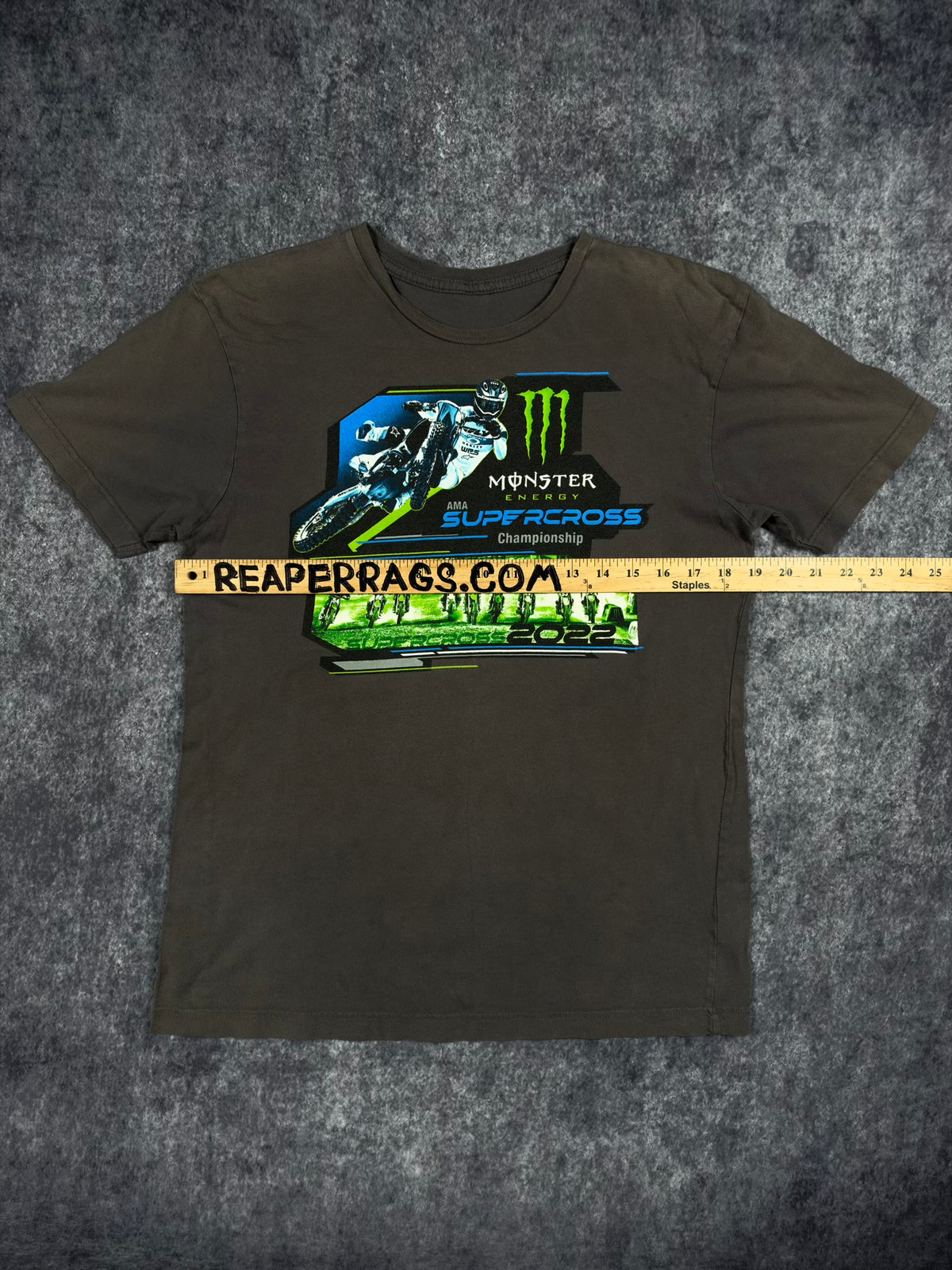 2000s MONSTER ENERGY x SUPERCROSS SHIRT (S)