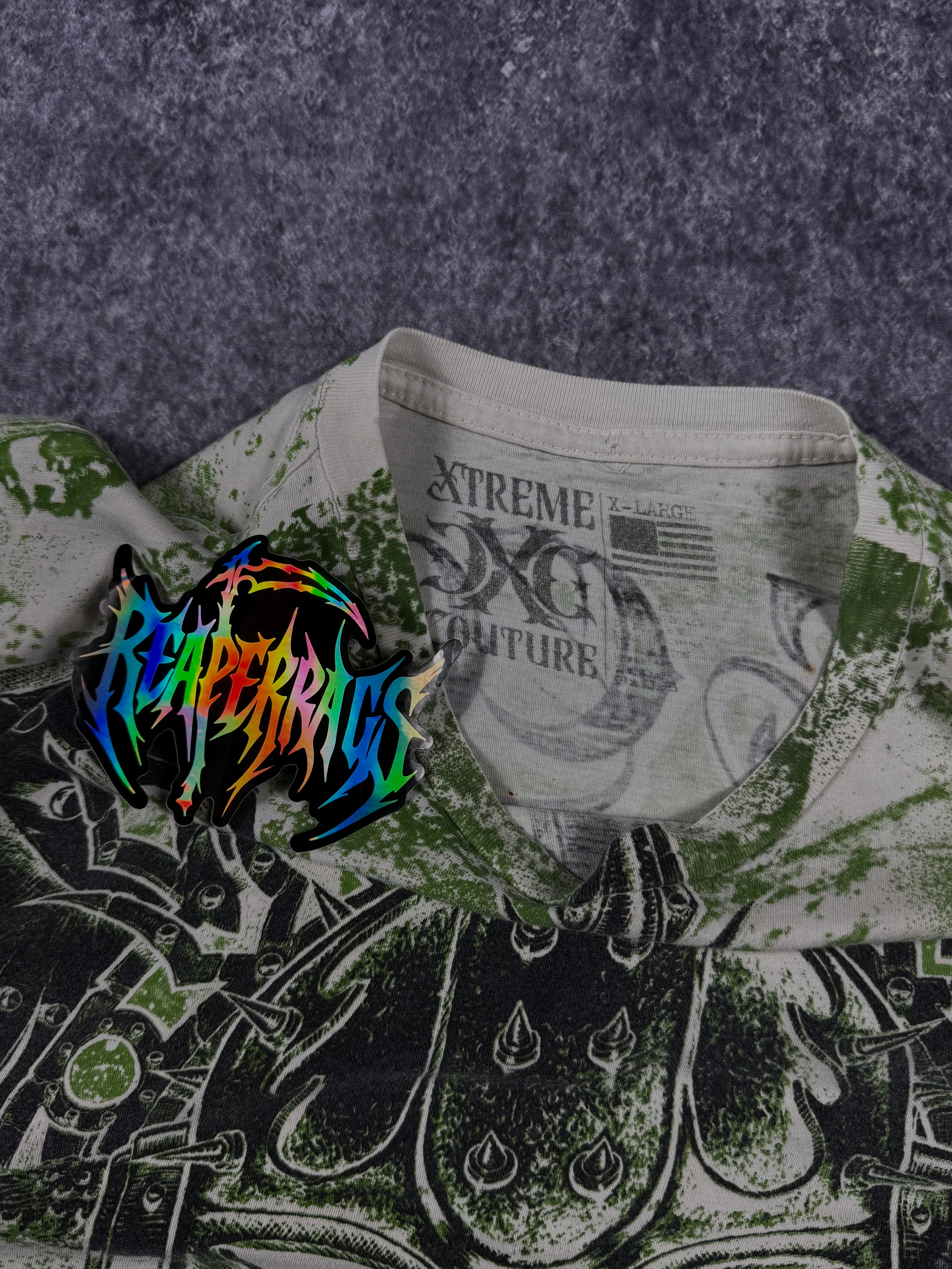 (rare) 2000s xtreme couture shirt (XL)