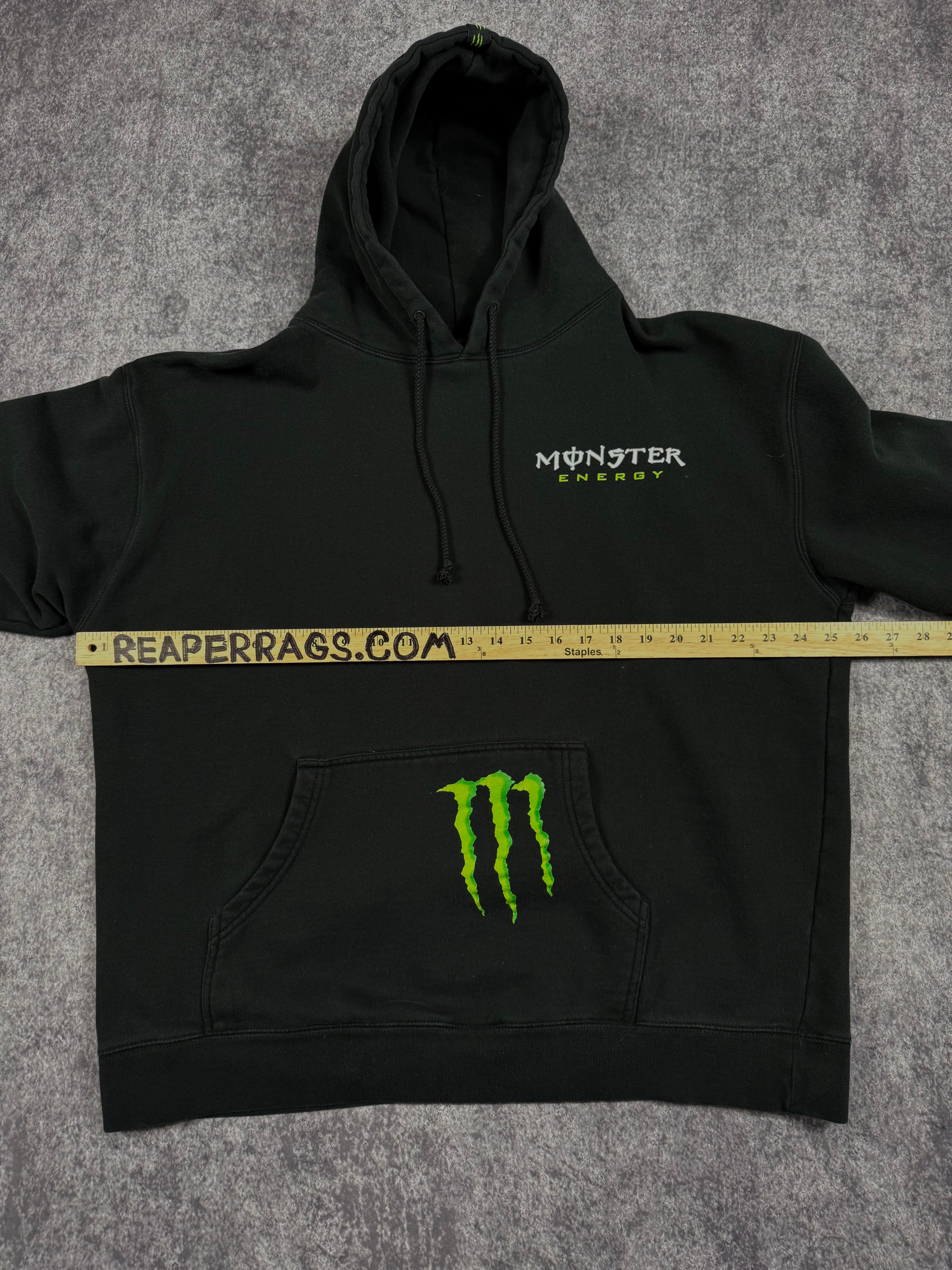 (rare) 2000s monster energy hoodie (XL)
