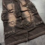 NWT 2000s Tripp NYC X-Strap Zip-Off Pants