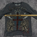 (rare) 2000s ring of fire chrome thermal (M)