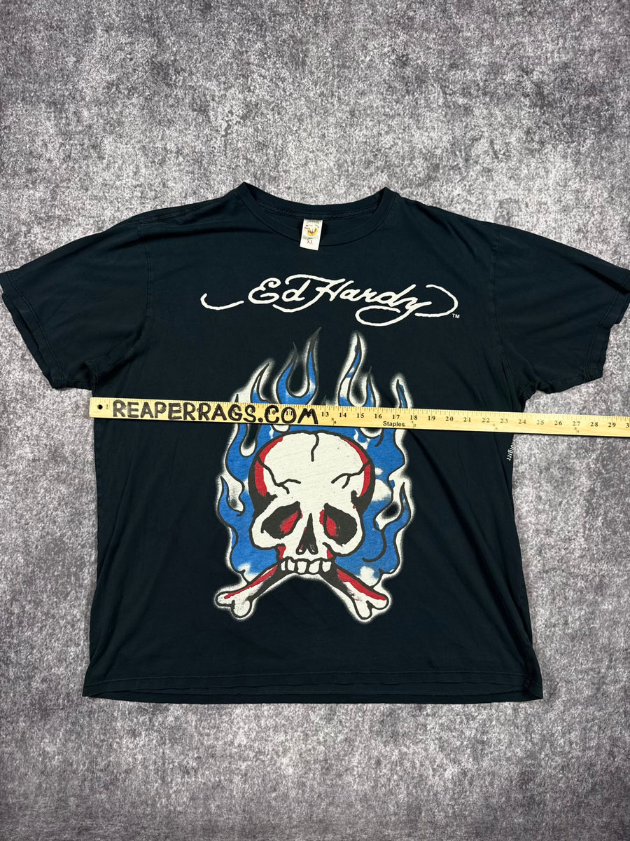 (RARE) 2000S ED HARDY SHIRT (XL)