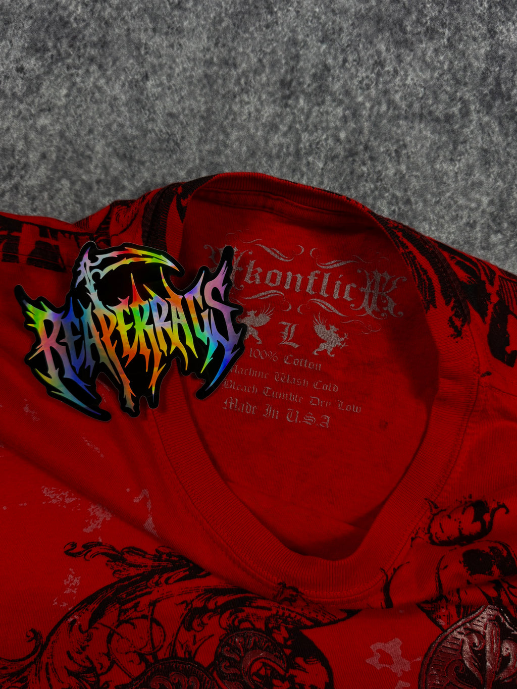 (rare) 2000s konflic shirt (M)