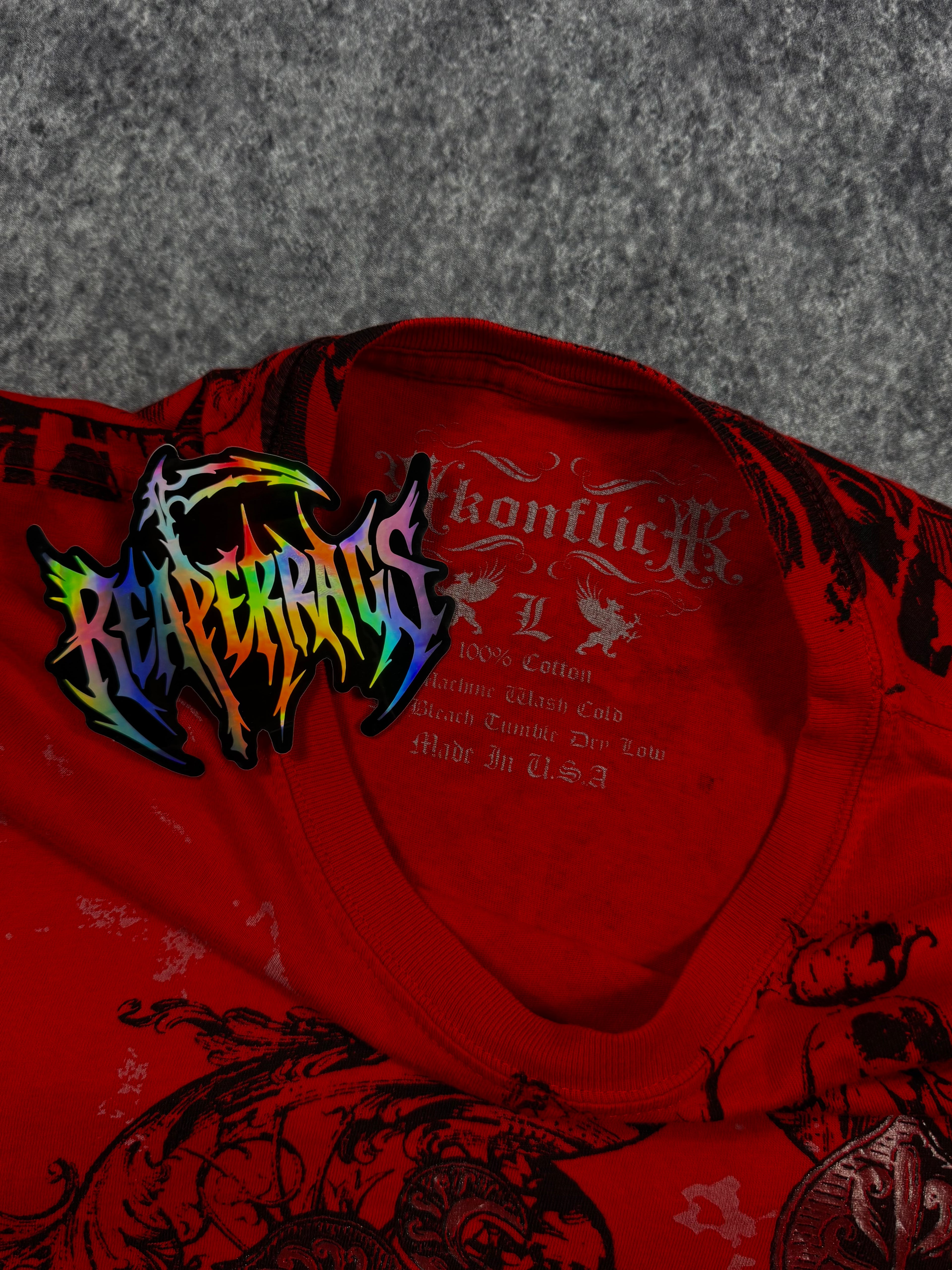 (rare) 2000s konflic shirt (M)