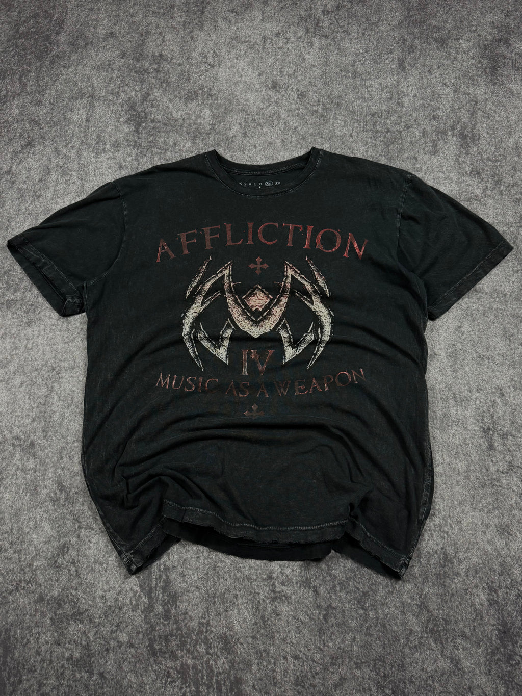 (rare) 2000s affliction chrome shirt (XL)