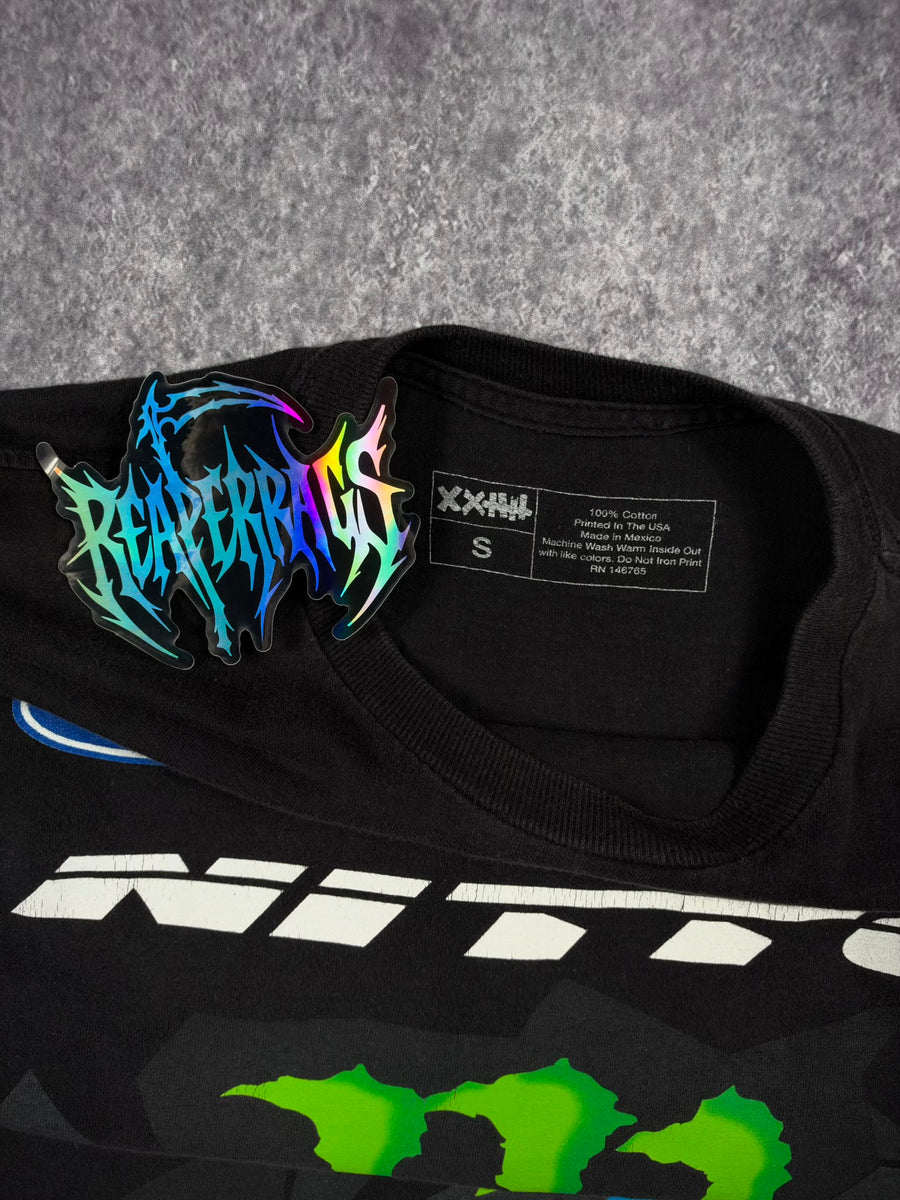 (RARE) 2000s MONSTER ENERGY x GITTIN SHIRT (S)