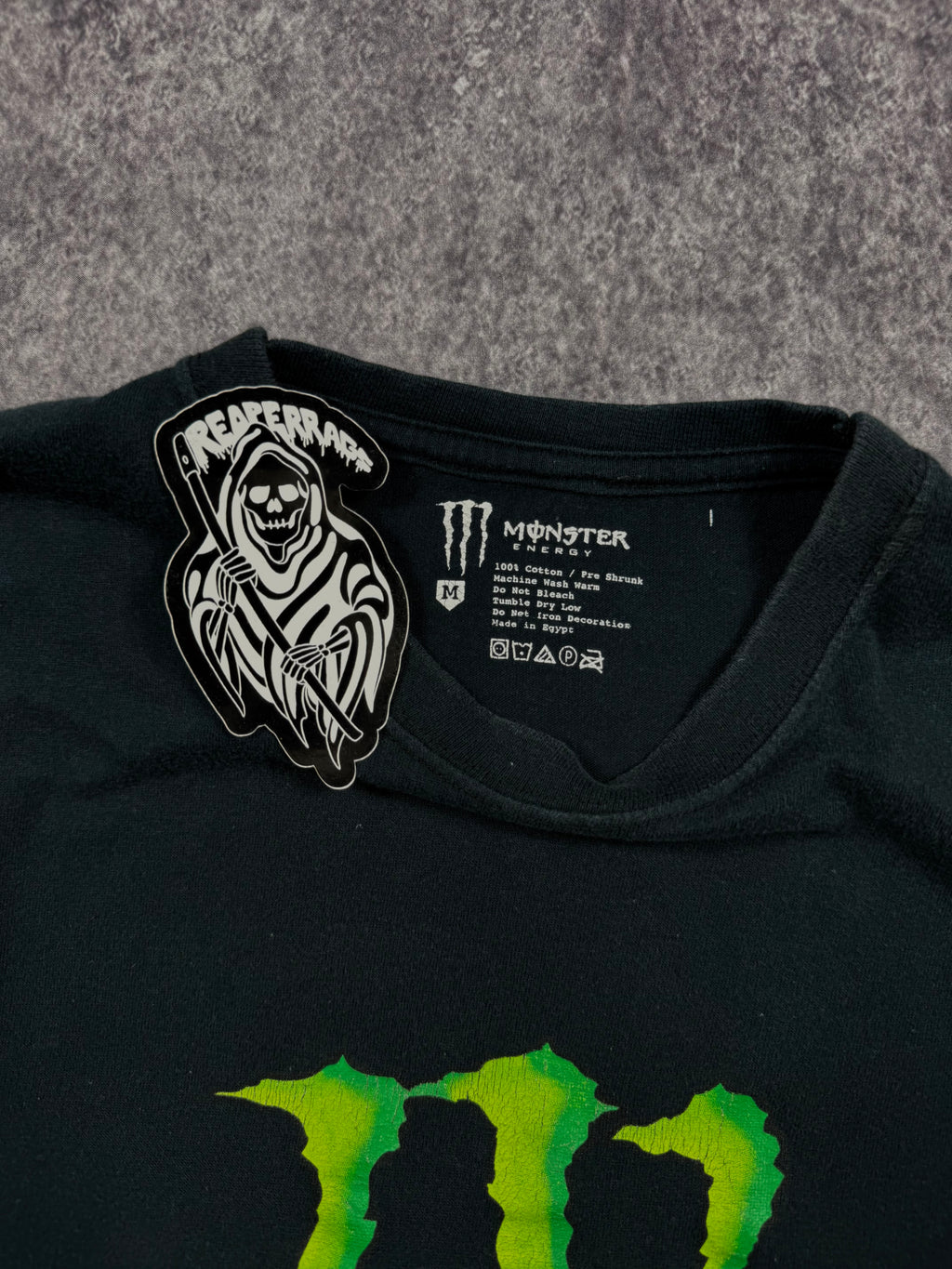 (rare) 2000s monster energy shirt (M)