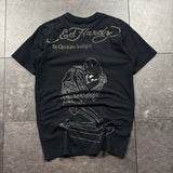 (rare) 2000s Ed Hardy Rhinestone Shirt (S)