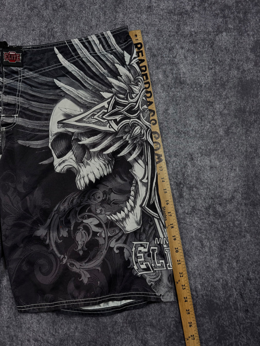 (rare) 2000s mma elite board shorts (40)