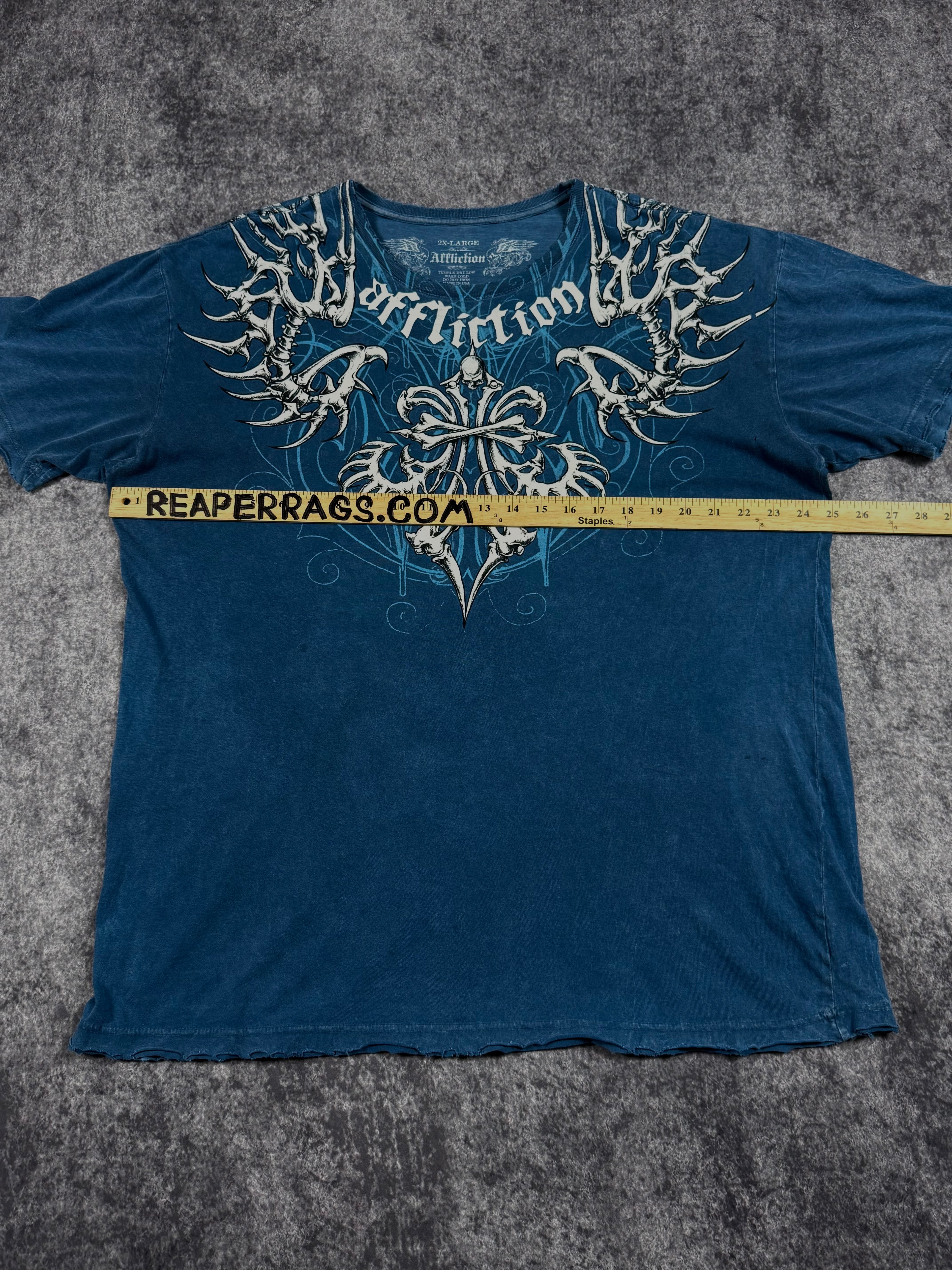 (rare) 2000s affliction shirt (XXL)