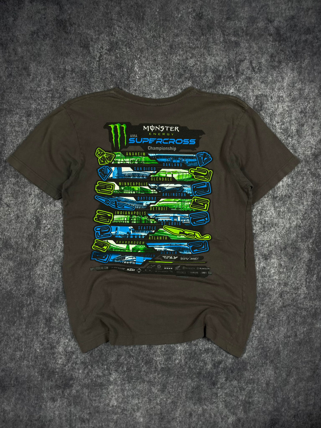 2000s MONSTER ENERGY x SUPERCROSS SHIRT (S)