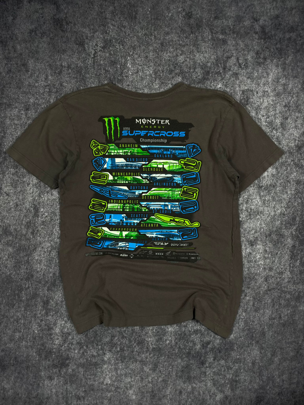 2000s MONSTER ENERGY x SUPERCROSS SHIRT (S)