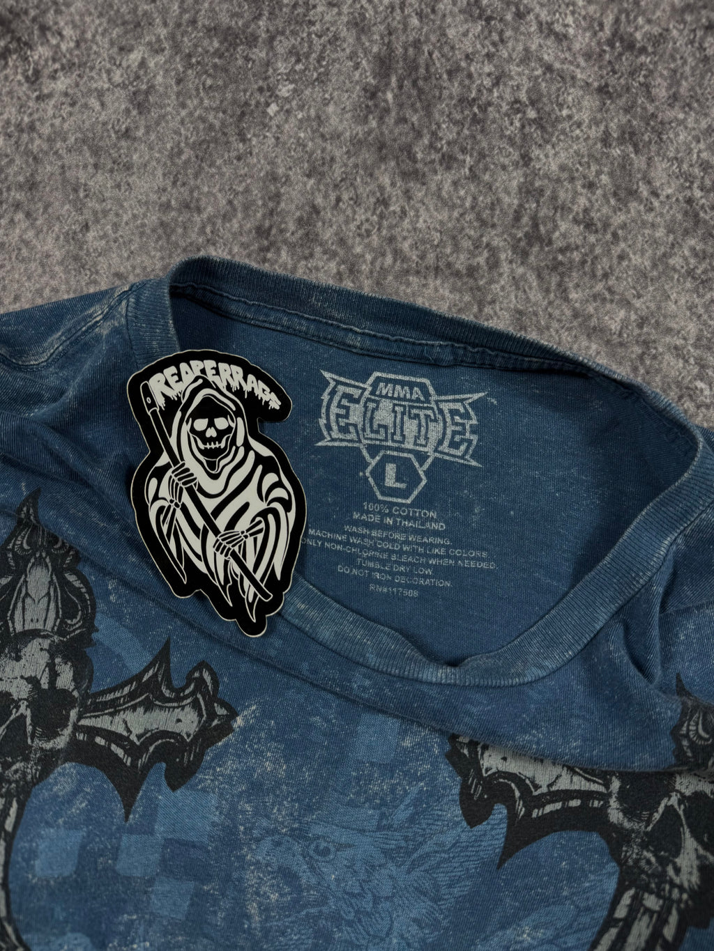 (rare) 2000s mma elite shirt (L)