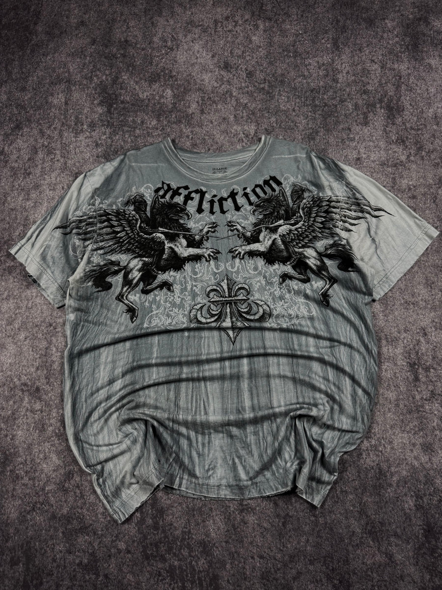 (rare) 2000s affliction x andrei arlouski shirt (XL)