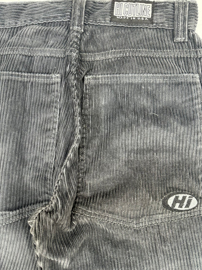 HI CUTLINE Baggy Corduroy Pants (28x30)