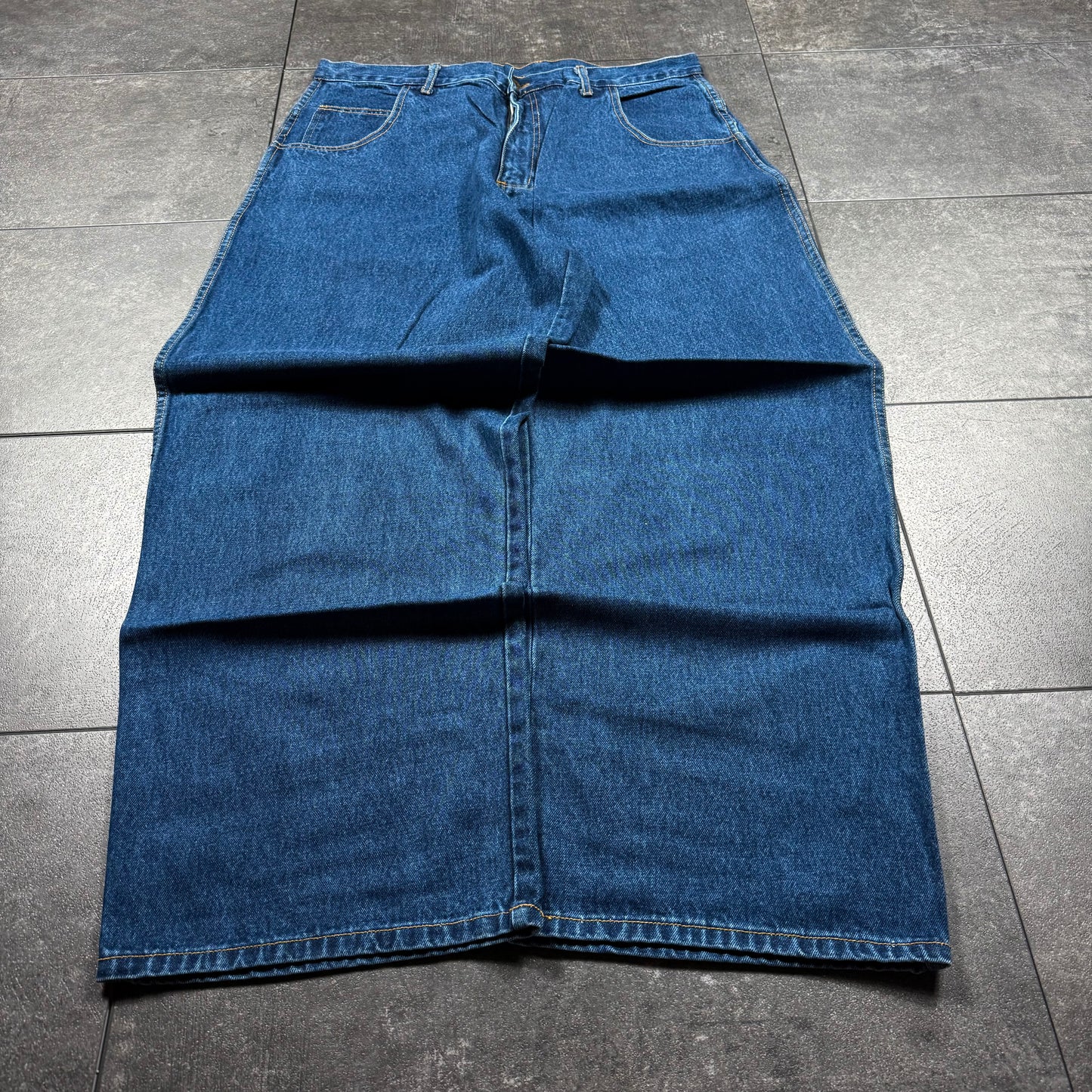 Y2K Deadstock JNCO Style Flip Flop Baggy Wide Leg Jeans (36x32)