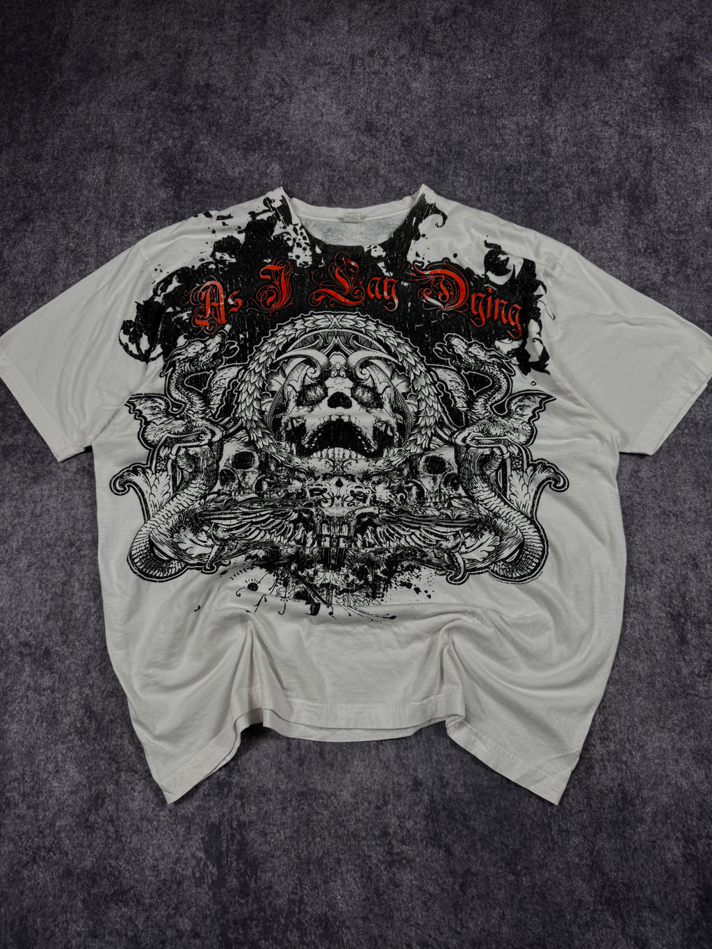 2000s “as i lay dying” shirt (XXL)