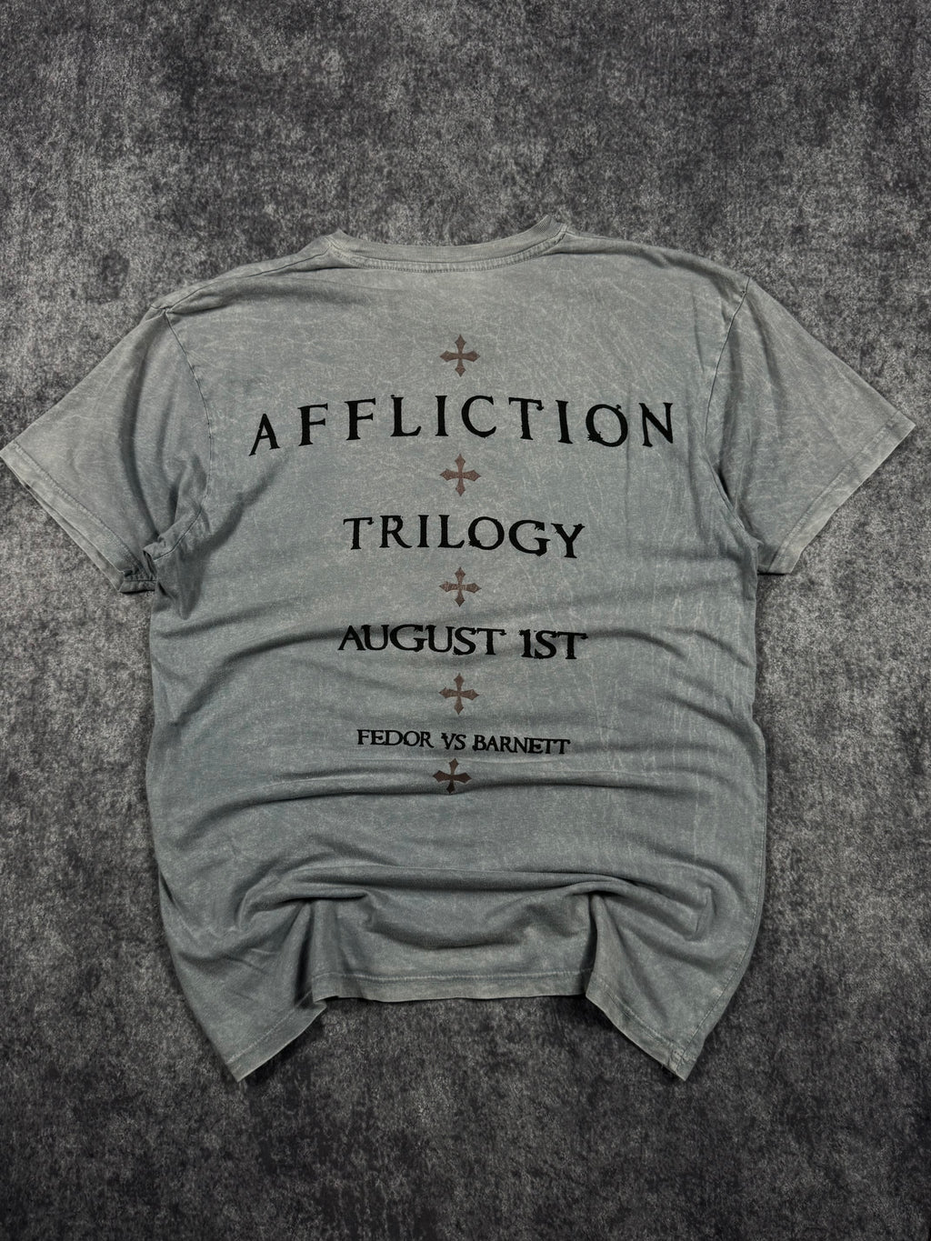 (rare) 2000s affliction x fedor shirt (M)