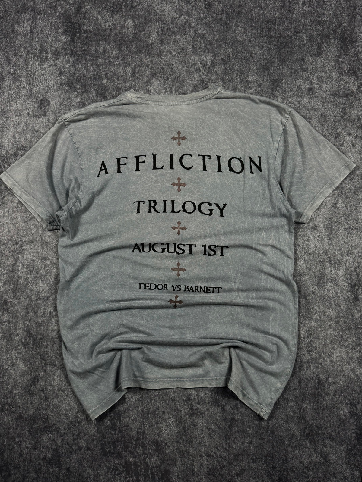 (rare) 2000s affliction x fedor shirt (M)