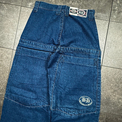 Y2K JNCO Style BD County Baggy Wide Leg Jeans (30x32)