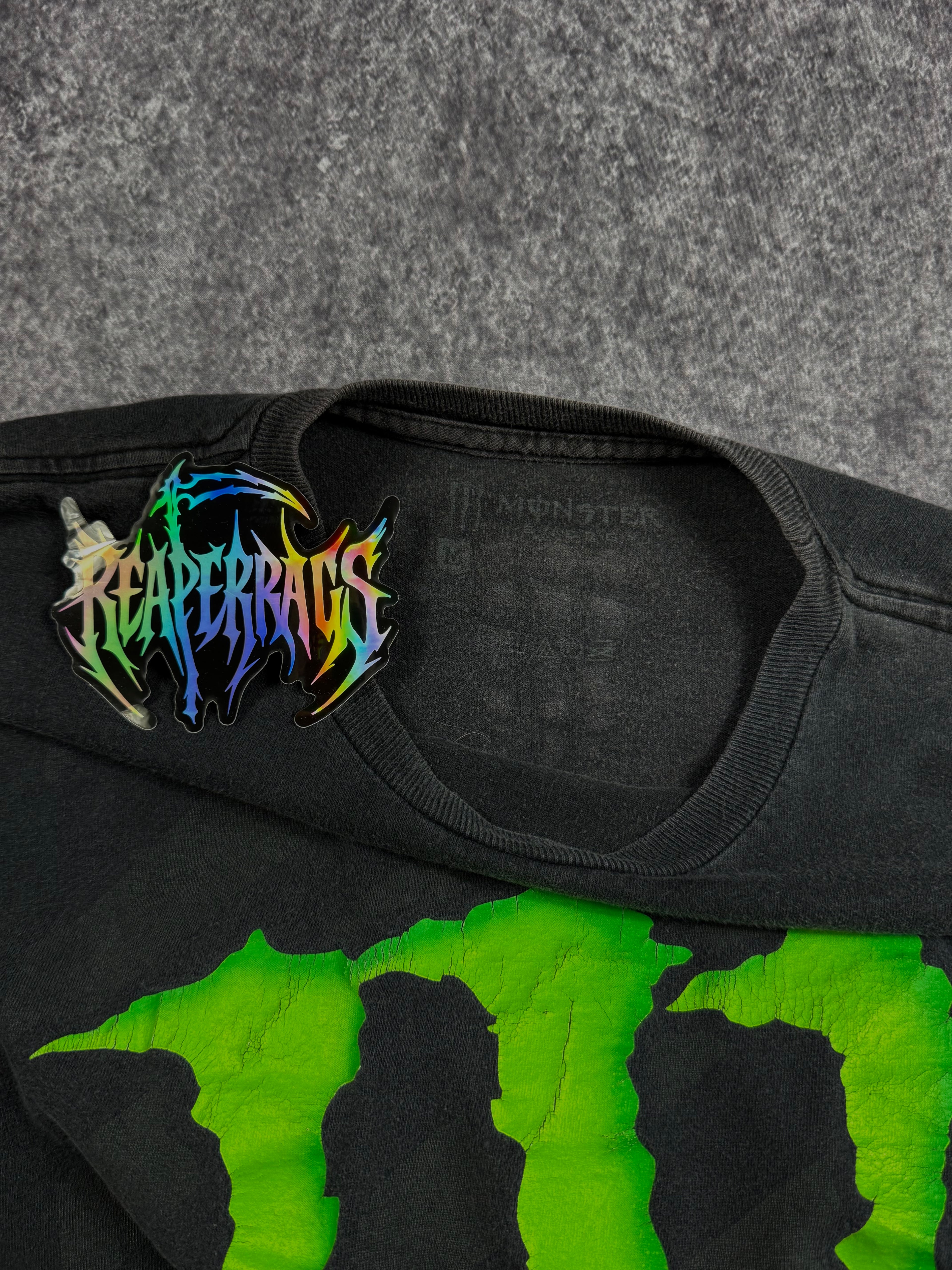 (rare) 2000s monster energy shirt (S)