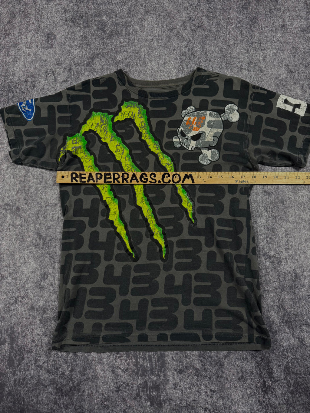 (rare) 2000s monster energy x ken block shirt (S)