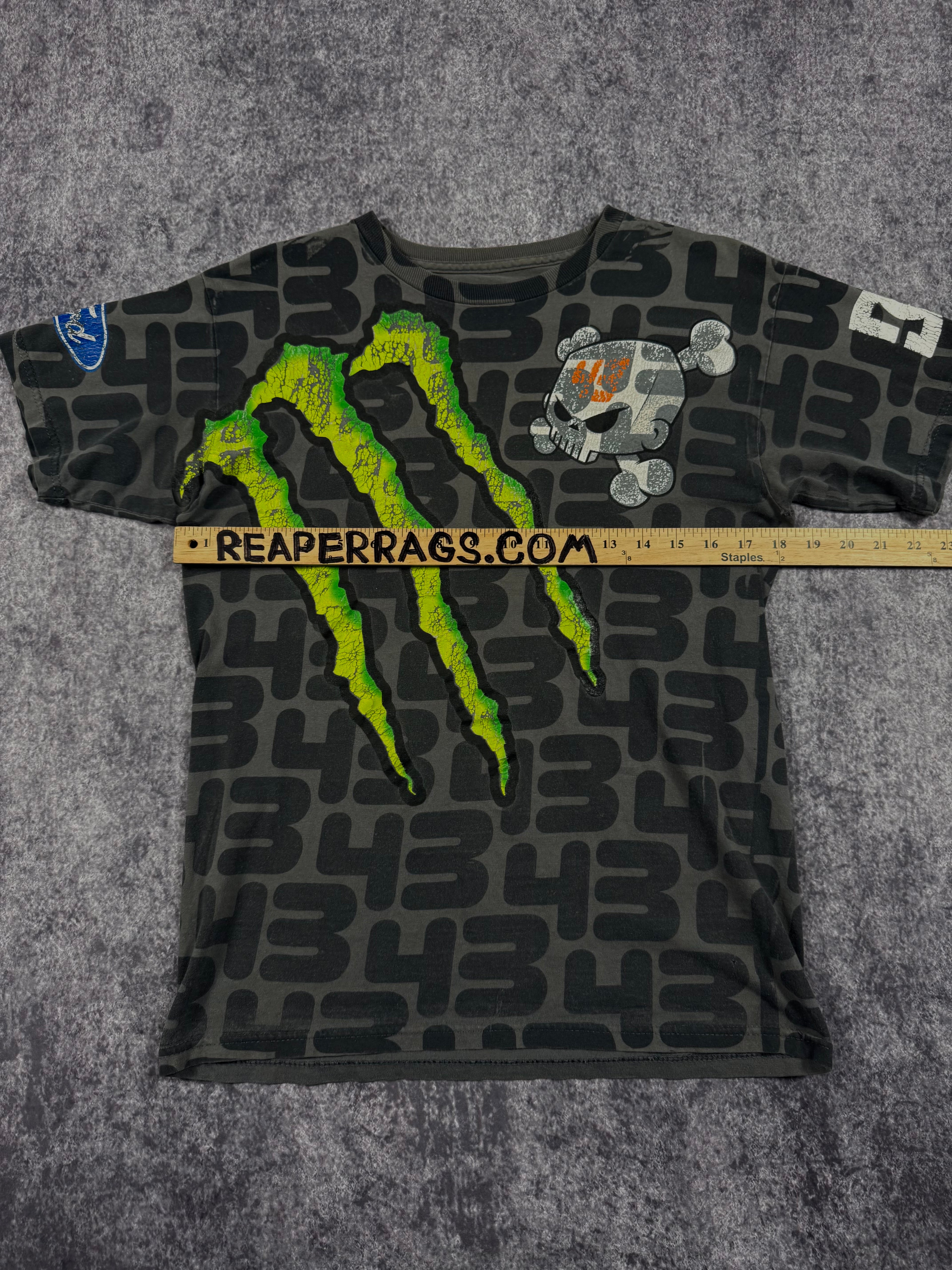 (rare) 2000s monster energy x ken block shirt (S)