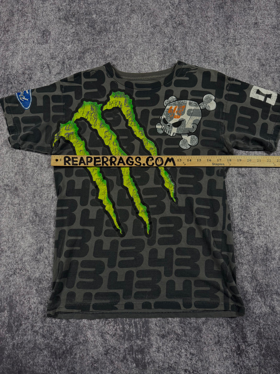 (rare) 2000s monster energy x ken block shirt (S)