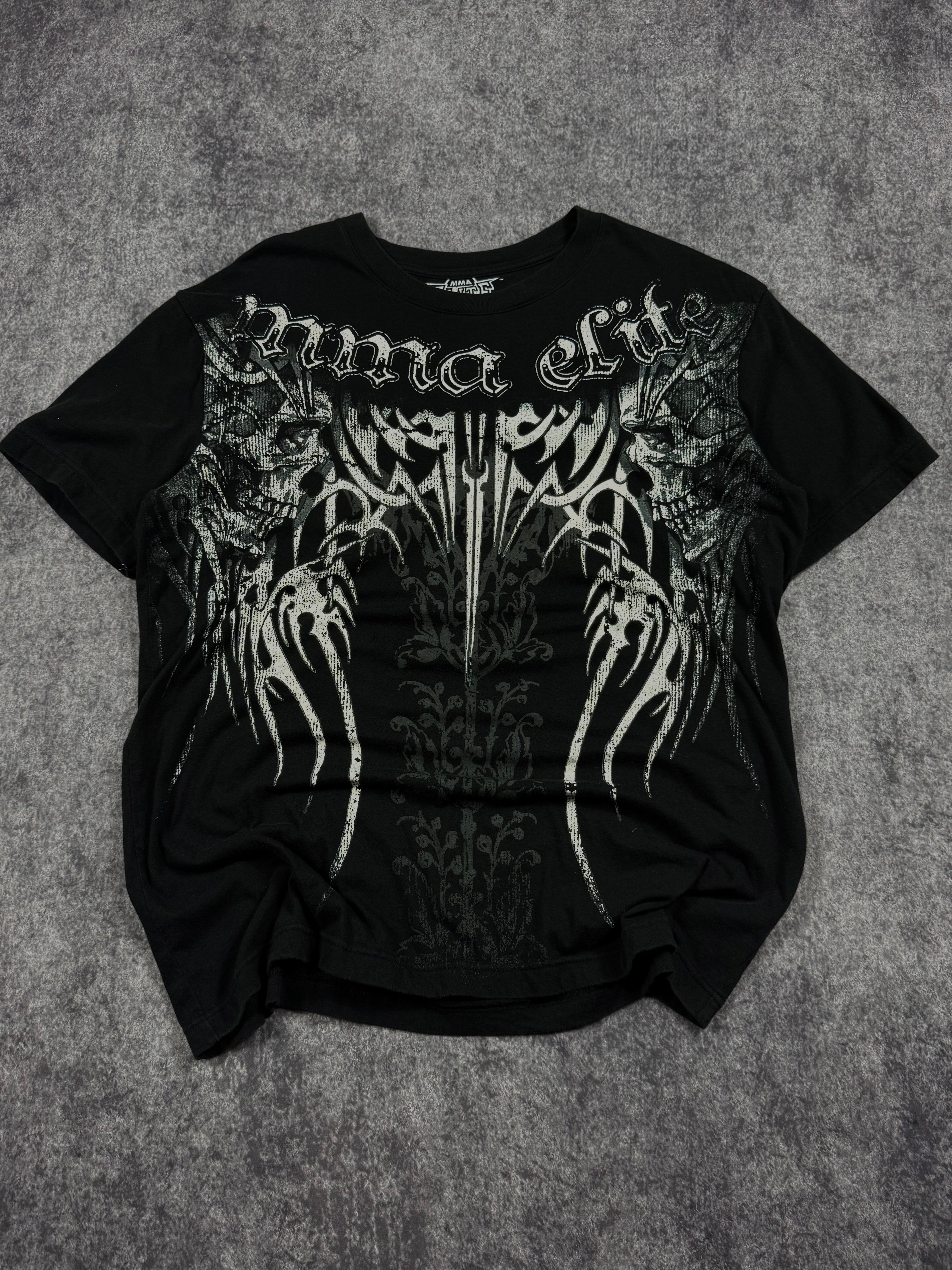 (rare) 2000s mma elite shirt (XL)