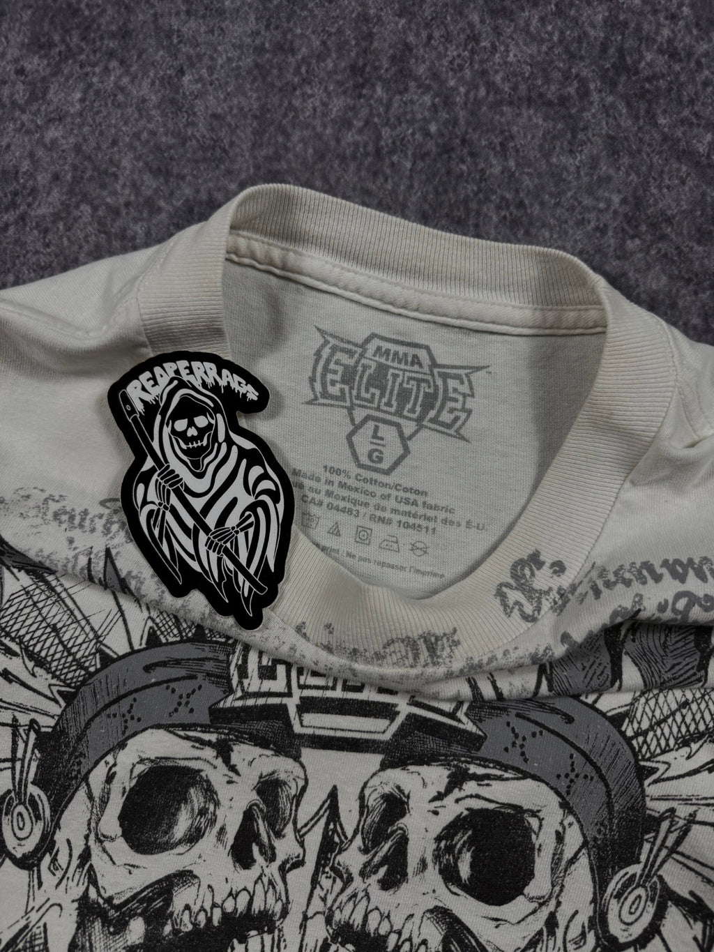 (rare) 2000s mma elite shirt (L)