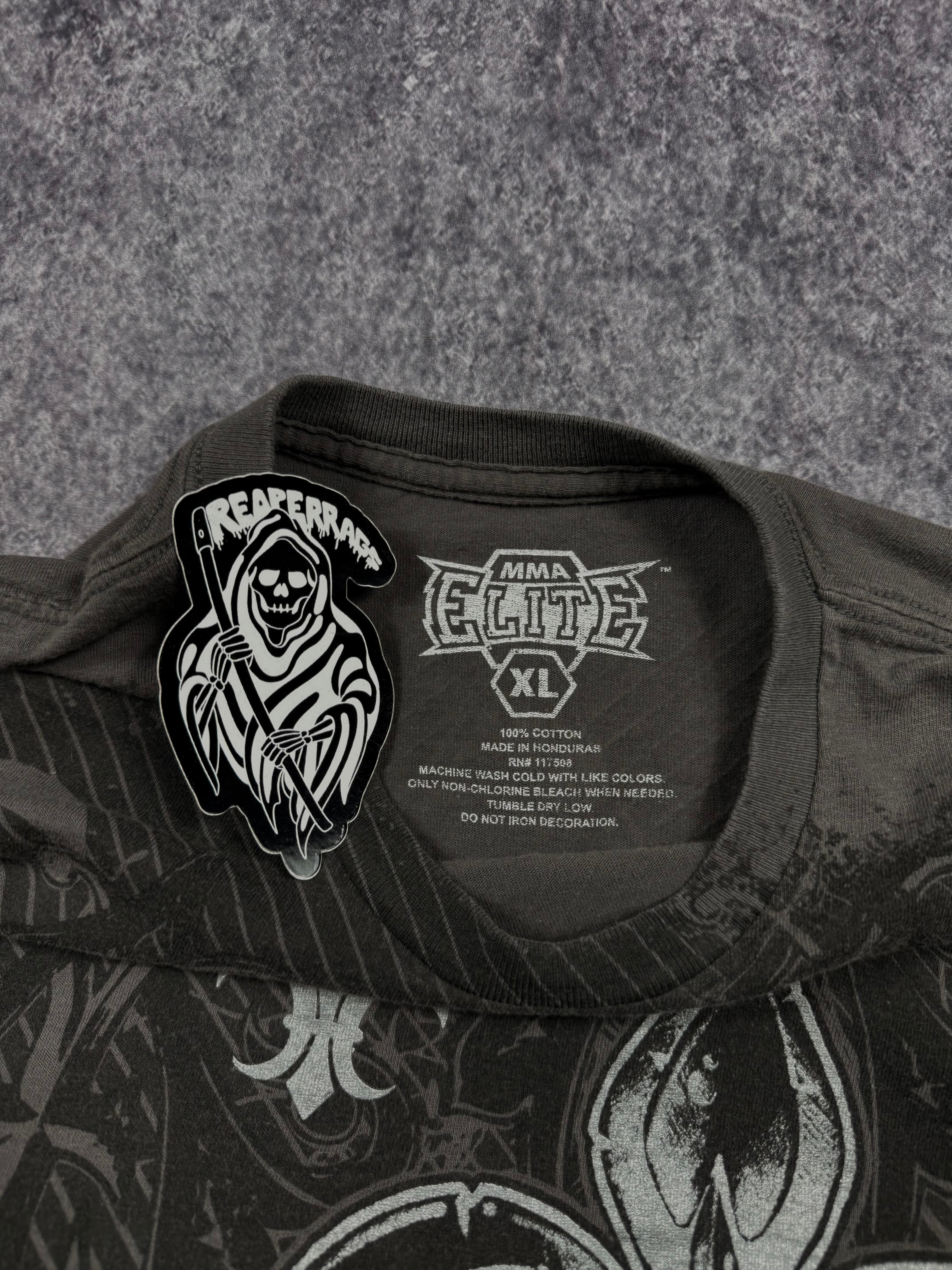 (rare) 2000s mma elite shirt (L)