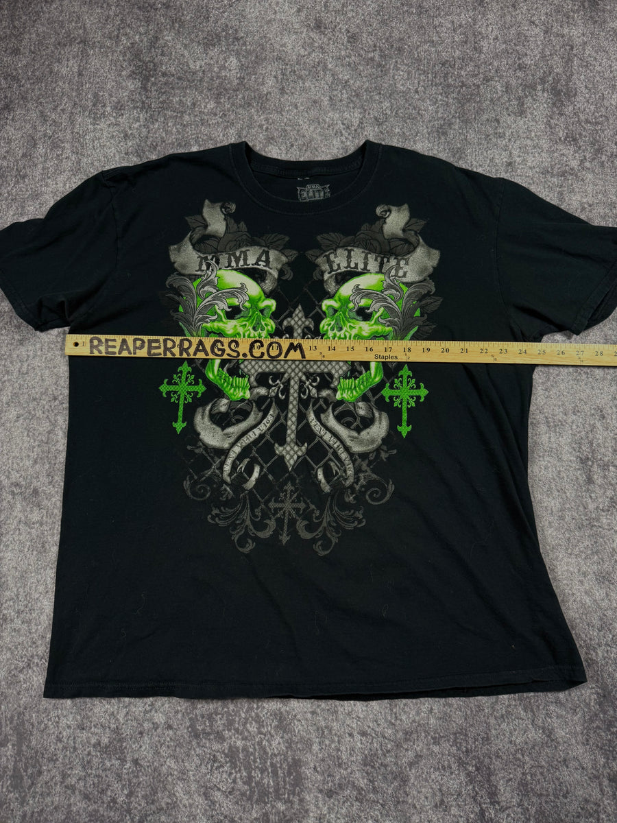 (rare) 2000s mma elite shirt (XXL)