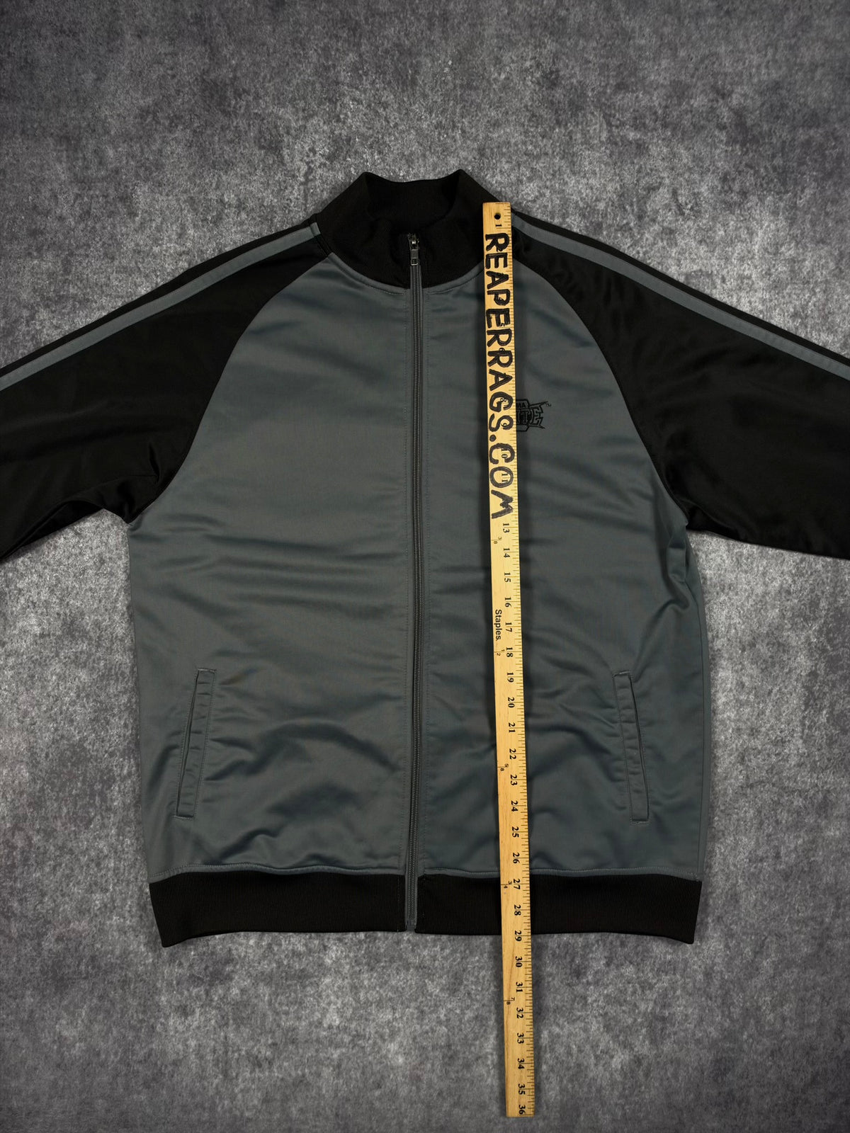 (RARE) 2000s MMA ELITE ATHLETIC ZIP UP JACKET (M)