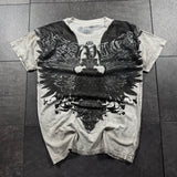 2000s Xzavier Rhinestone Shirt (M)