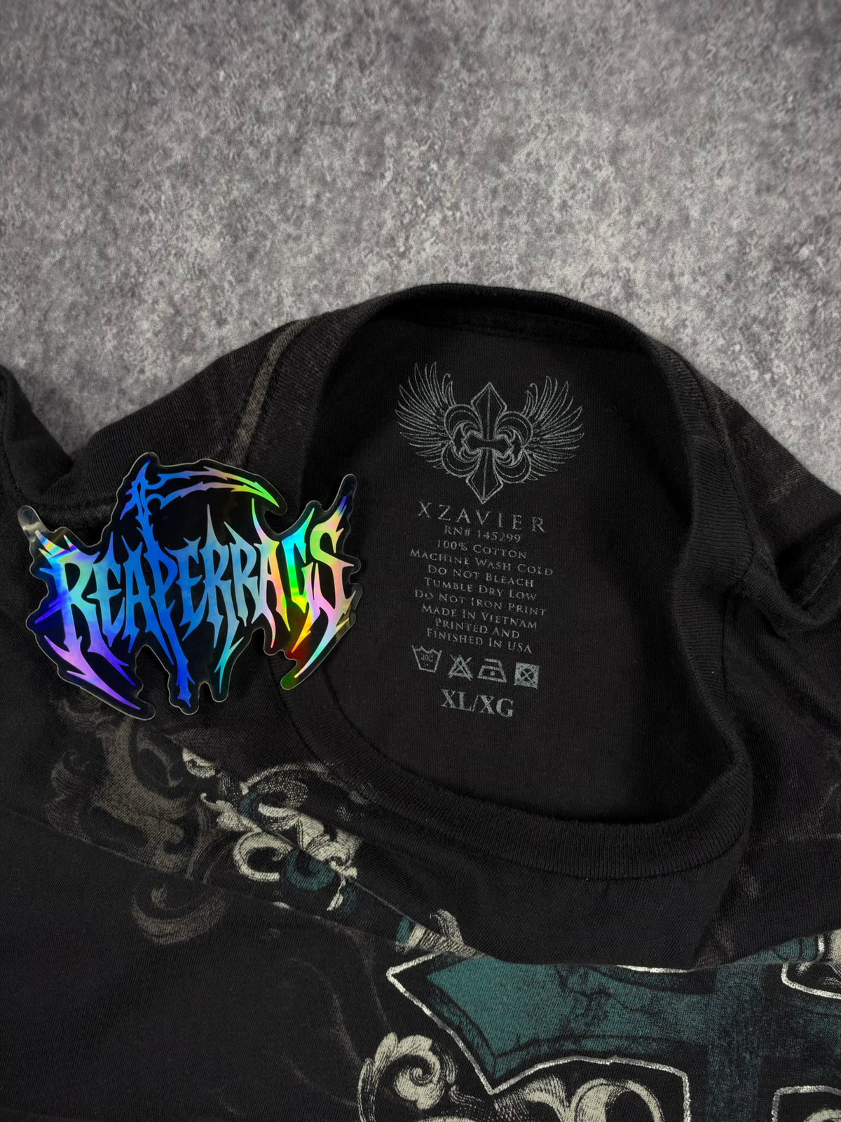 (GRAIL) 2000s CHROME XZAVIER SHIRT (XL)