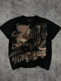 (rare) 2000s winged chrome shirt (L)