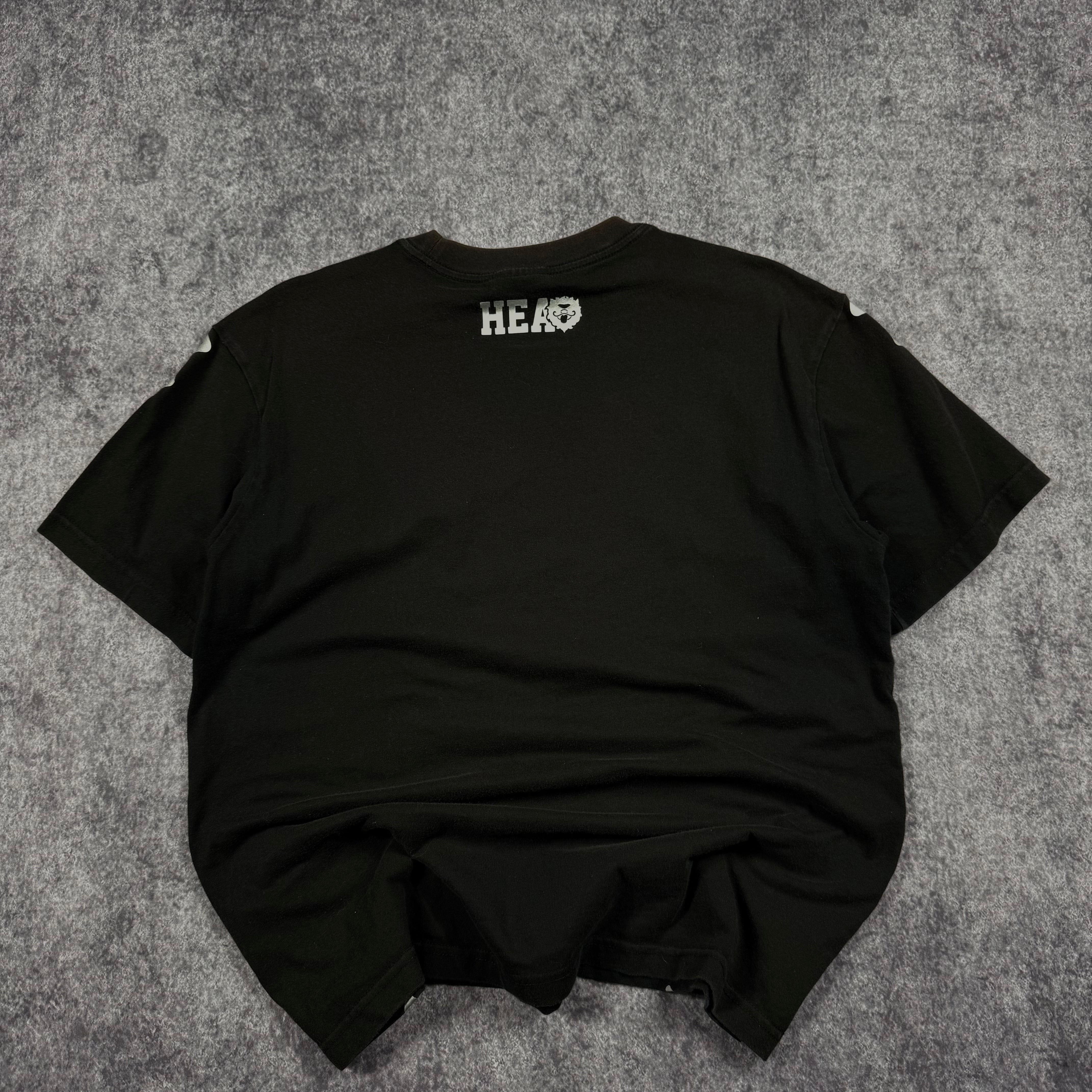 (rare) 2000s grunge chrome shirt (M)