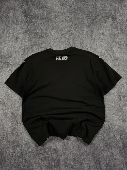 (rare) 2000s grunge chrome shirt (M)