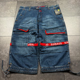 Deadstock Marithe Francois Girbaud Shuttle Strap Long Shorts (44)