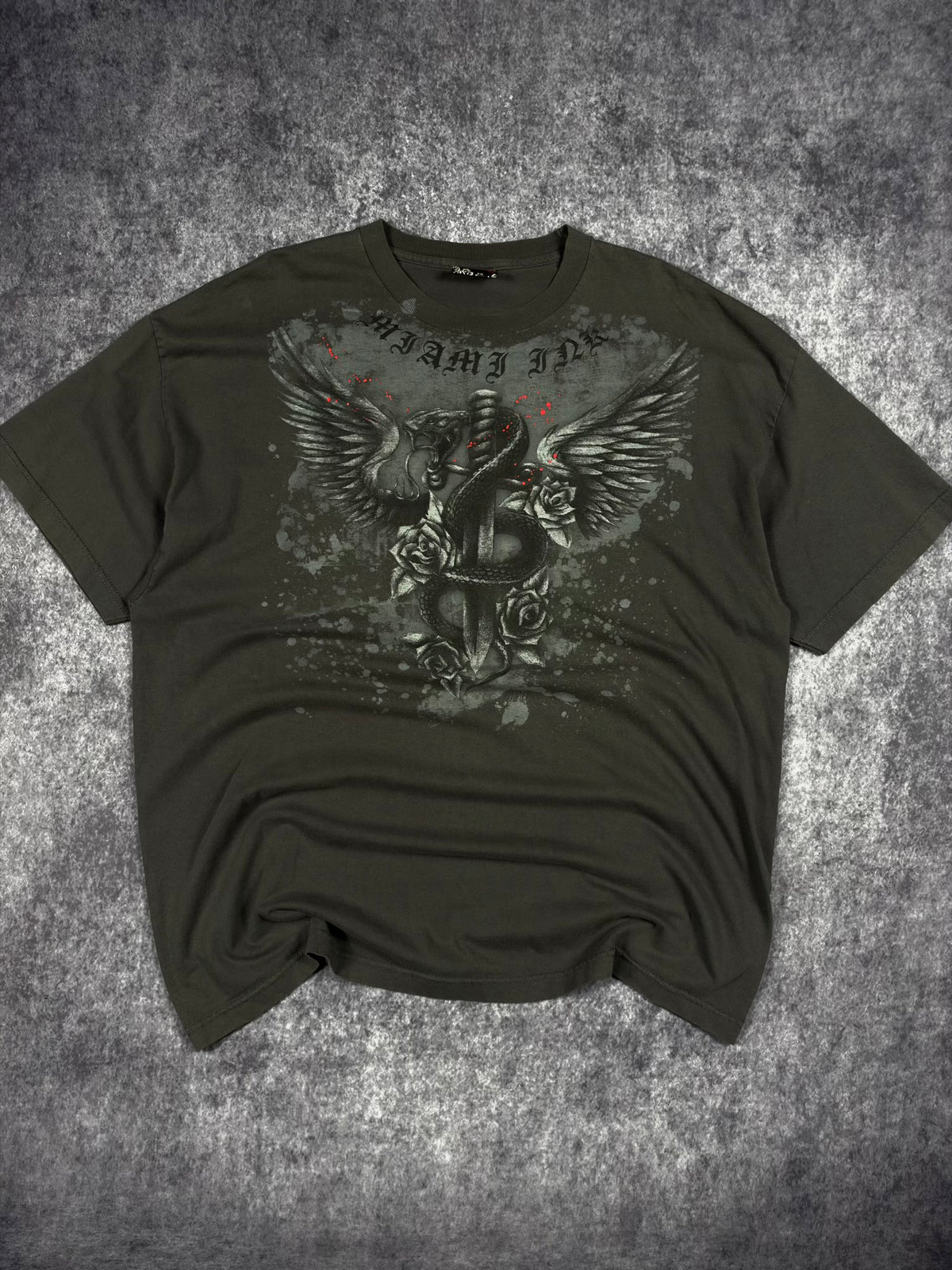 (RARE) 2000s MIAMI INK SHIRT (XXL)
