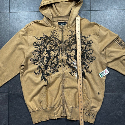 Cyber Y2K Jesse Pinkman Style Ecko Unltd. Zip-Up Hoodie (L)