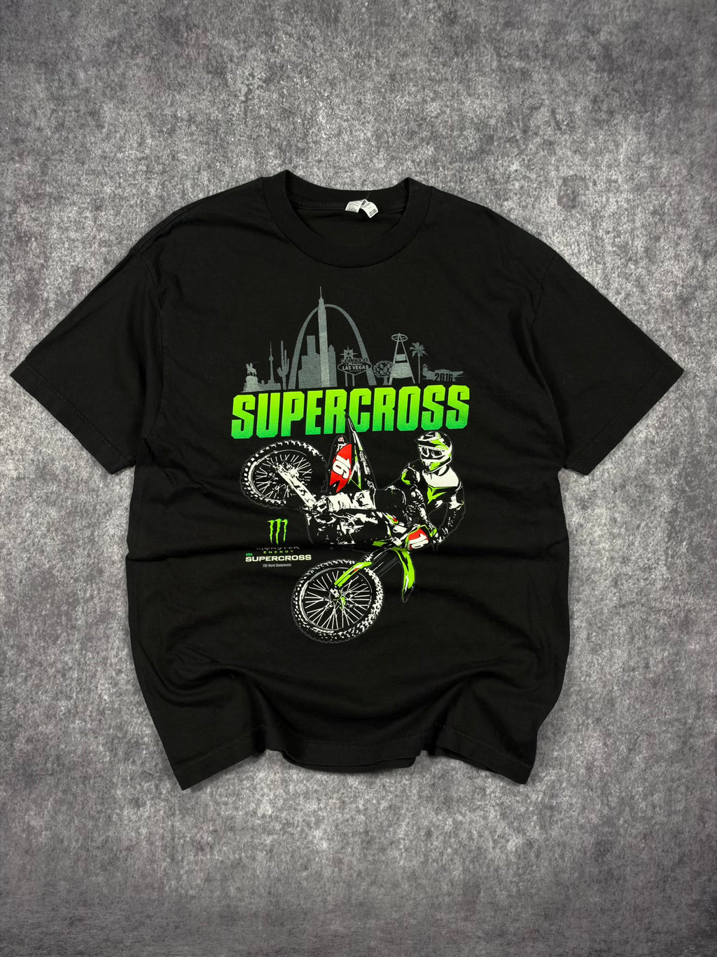 2000s MONSTER ENERGY x SUPERCROSS SHIRT (M)