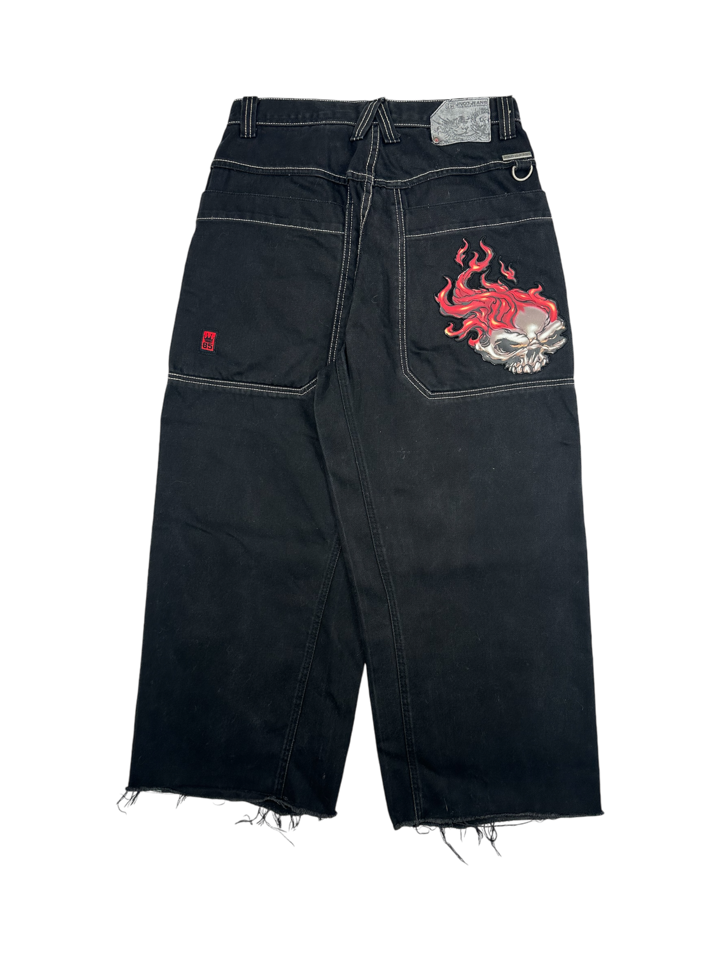 JNCO Flame Head Baggy Jeans (30x27)