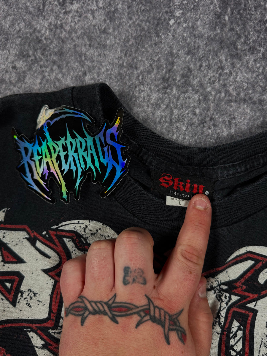 (rare) 2000s skin industries shirt (L)
