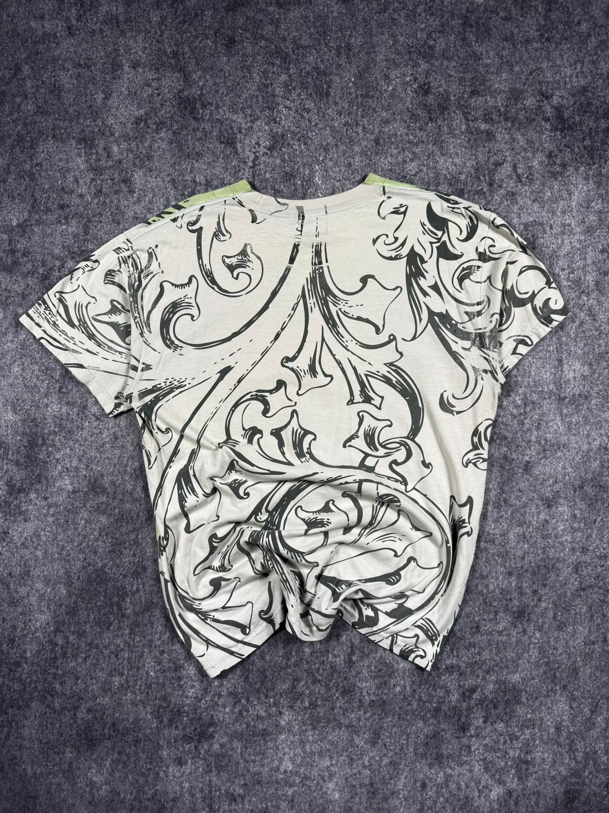 (RARE) 2000S ANCHOR BLUE SHIRT (L)