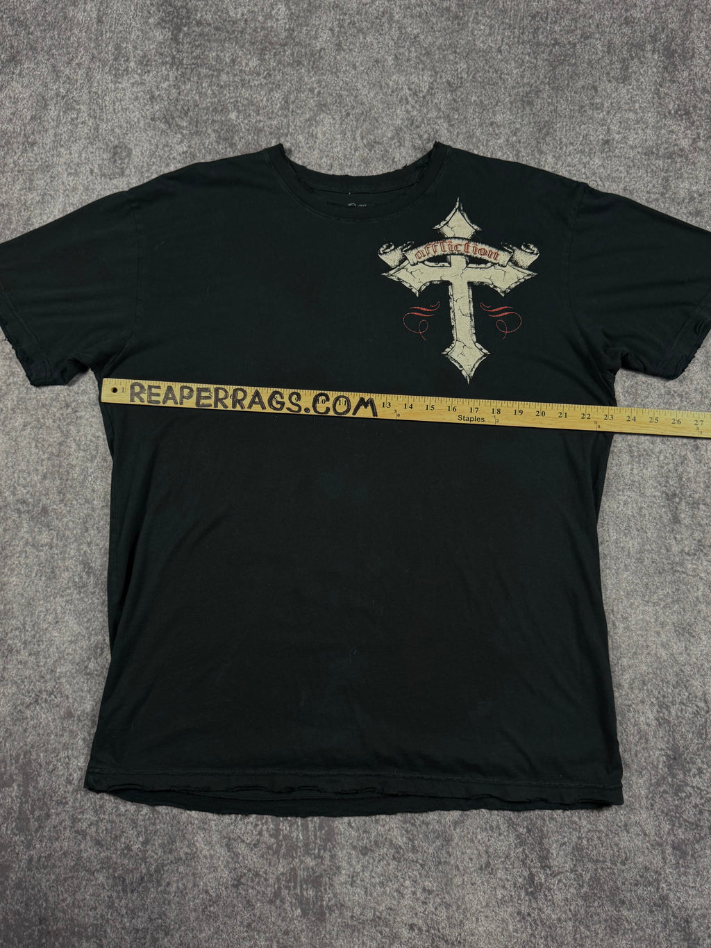 (rare) 2000s affliction chrome shirt (XL)
