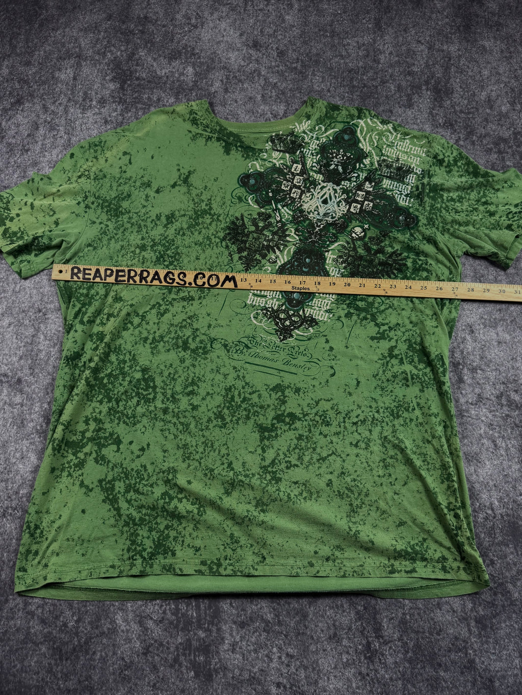 (rare) 2000s archaic x affliction shirt (XXXL)