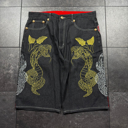 Y2K Deadstock Cobra Embroidered Jorts (38)