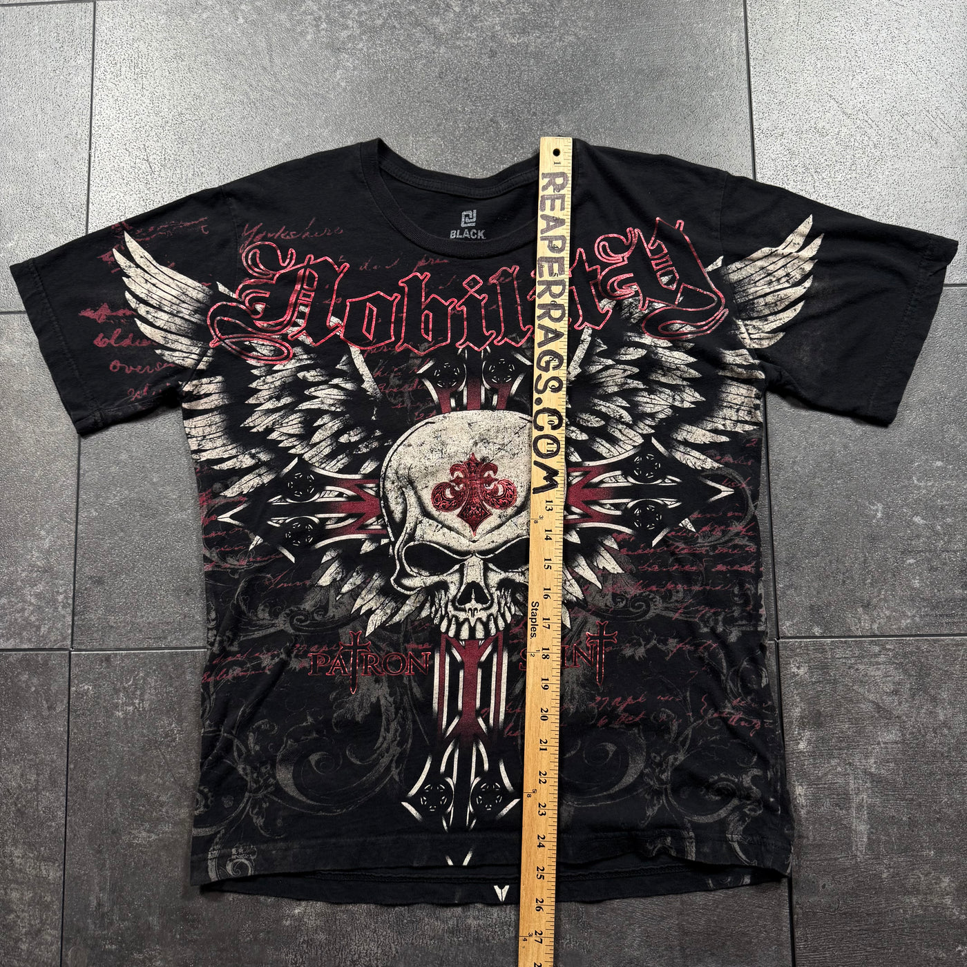 (rare) 2000s Black x Nobility Shirt (M)